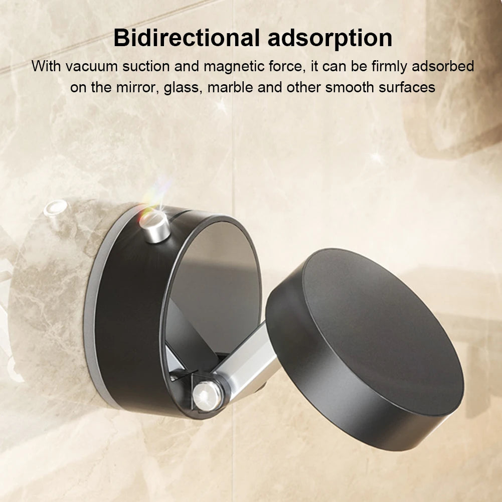 Foldable Magnetic Vacuum Car Phone Holder Foldable Suction Cup with Suction Cup Hands-Free Navigation for iPhone 16 15 Samsung