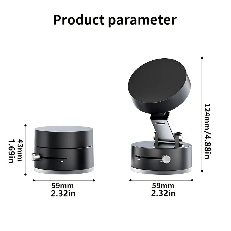 Double Sided Suction Cup Magnetic Phone Holder Lazy Multi-funct Foldable Storage Holder Vacuum Suction Phone Holder Dropshipping